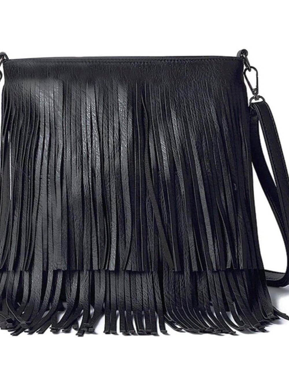 Vintage Fringe Purse Fringe Hobo Bags for Women Vegan Leather Tassel Hippie Cros